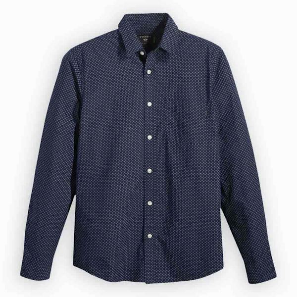 Dockers Lang ærmet Skjorte Slim Icon Blå M Mand