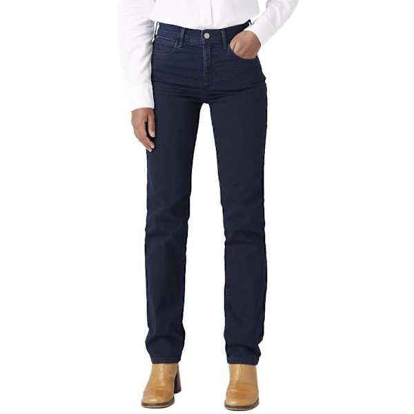 Wrangler Straight Jeans Blå 36 / 34 Kvinna
