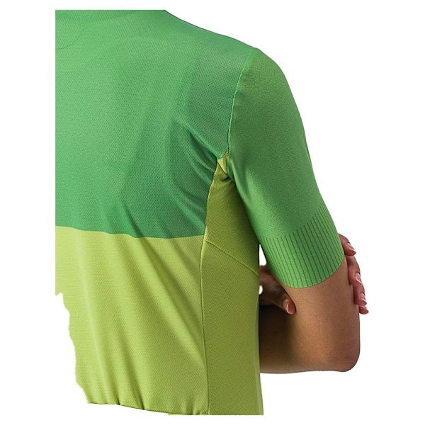 Castelli Lyhythihainen Jersey Velocissima Vihreä S Nainen