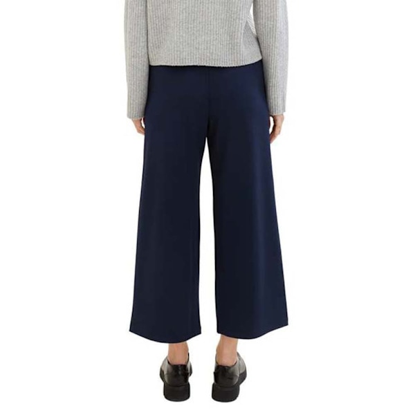 Tom Tailor 1042304 Easy Culotte Byxor Blå M Kvinna