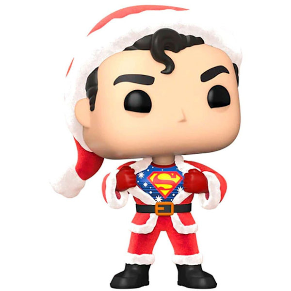 Funko Och Kortärmad T-shirt Dc Comics Superman Exklusiv Flockad Pop Flerfärgad S