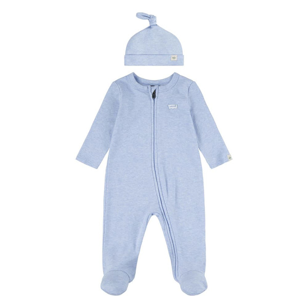 Levi´s ® Kids Footed Coverall Pitkähihainen Setti Sininen 6 Months