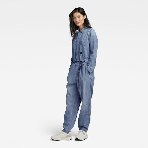 G-star Jumpsuit Denim Blå M Kvinde