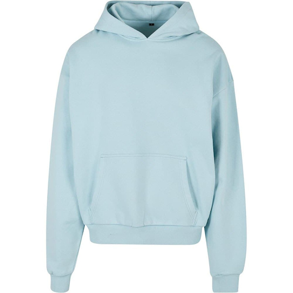 Build Your Brand Luvtröja Ultra Heavy Cotton Box Blå L Man