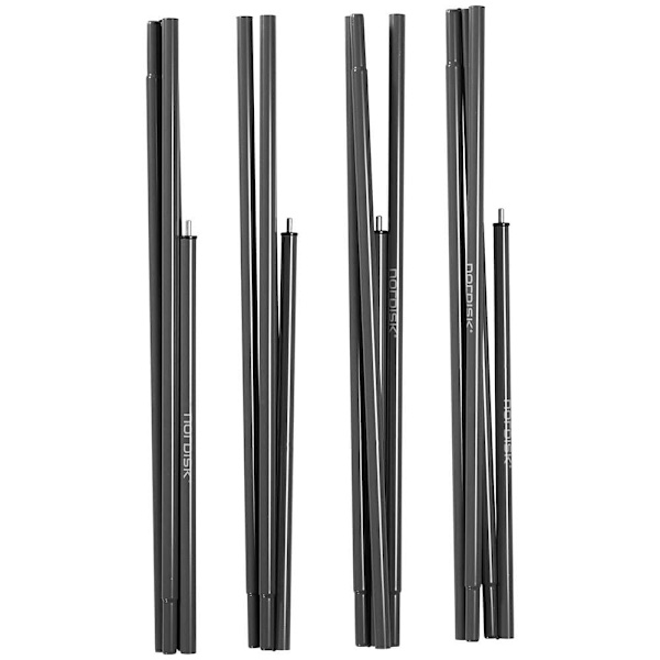 Nordisk Midgard 9.2/20 Small Entrance Steel Stolpsats 2 Enheter Silver