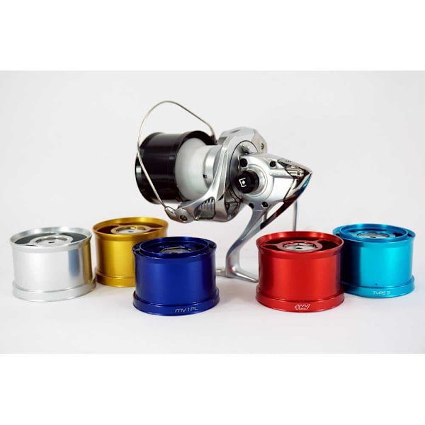 Mvspools Rak Reservspole I Aluminium Mv1 Blå T2