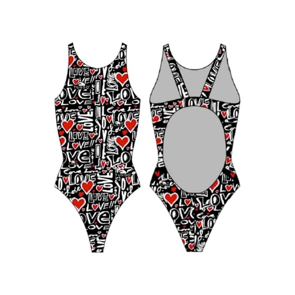 Turbo Badedragt Love 2012 Flerfarvet 5XL Kvinde