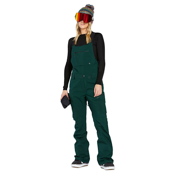 Volcom Elm Stretch Gore-tex Bib Race Dräkt Grönt S Kvinna
