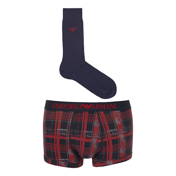 Emporio Armani 112007-4f514 Boxerit Punainen,Sininen M Mies