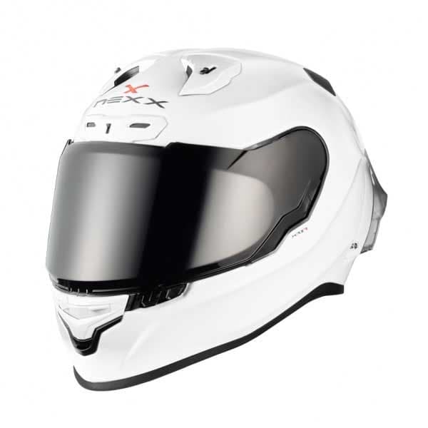 Nexx X.r3r Plain Fullface-hjelm Hvid S