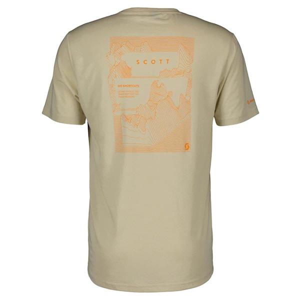 Scott Defined Dri T-shirt Med Korte ærmer Beige 2XL Mand