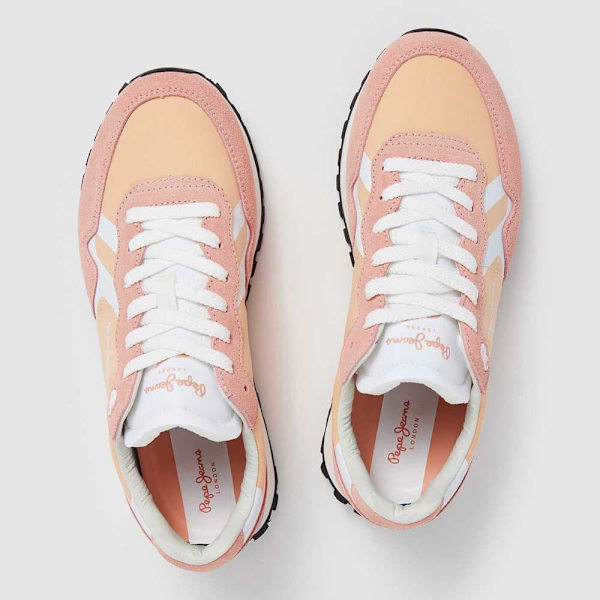 Pepe Jeans Brit-on Print Lenkkarit Oranssi EU 38 Nainen