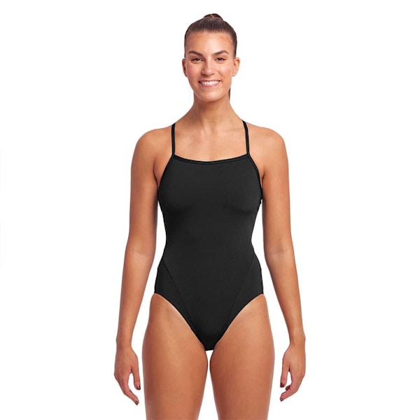 Funkita Baddräkt Single Strap Svart AUS 10 Kvinna
