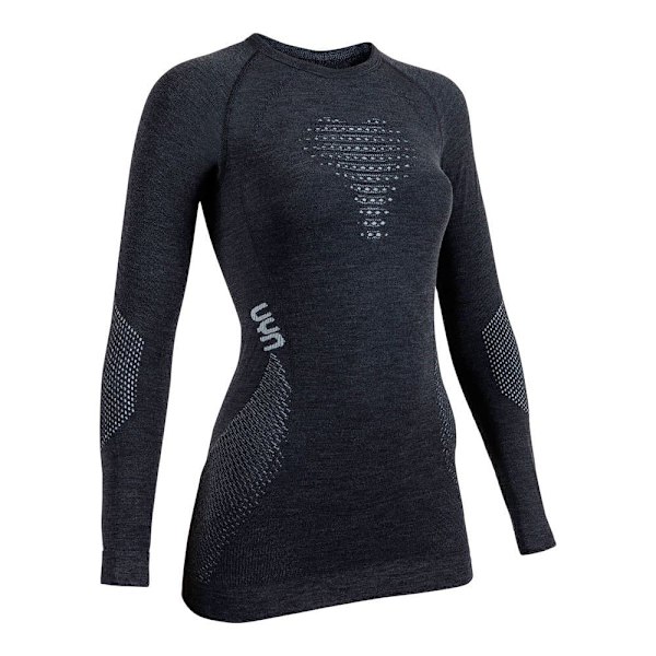 Uyn Fusyon Cashmere Langærmet Baselayer Sort L-XL Kvinde