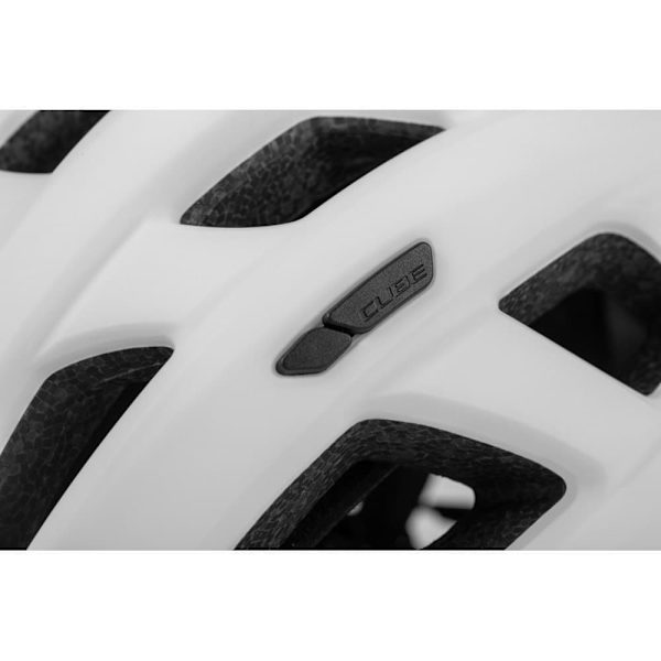 Cube Race Hjelm Hvid L