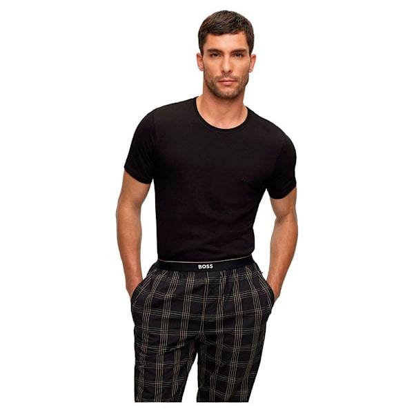 Boss Classic T-shirt Med Korte ærmer 3 Enheder Sort 2XL Mand