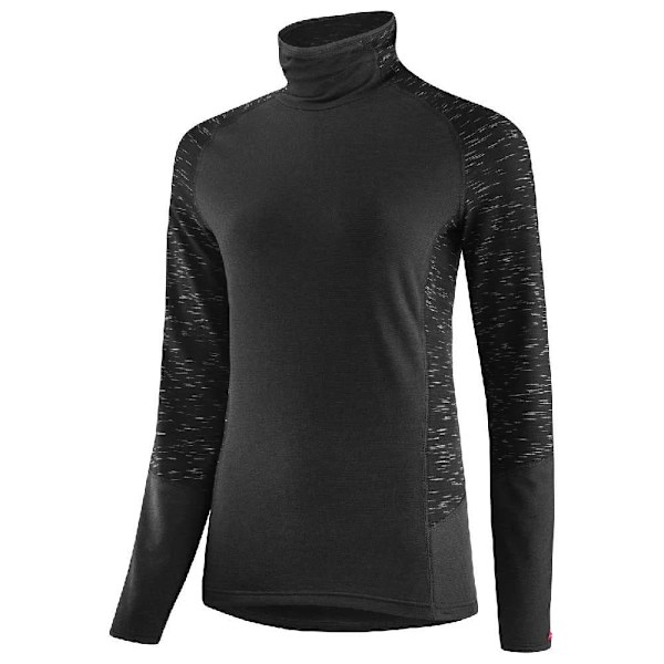Loeffler Langærmet Basislag Starlit Transtex Warm Sort 2XL Kvinde