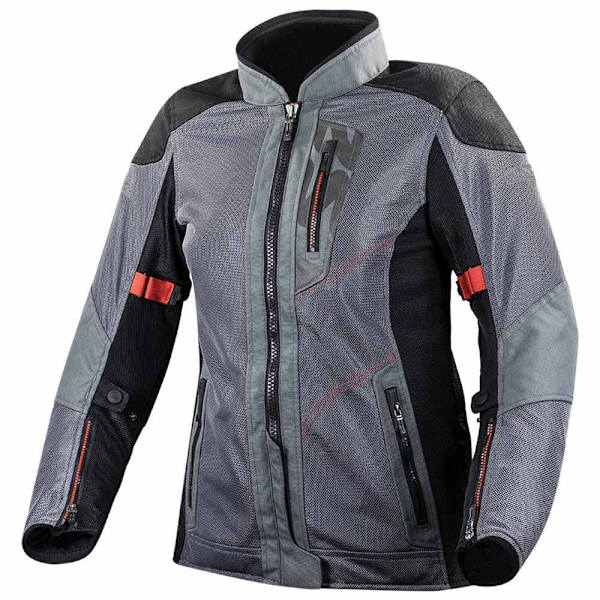 Ls2 Textil Jakke Alba Grå 2XL Kvinde