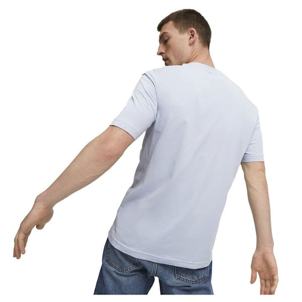 Puma Kortärmad T-shirt Mcfc Football Culture Blå S Man
