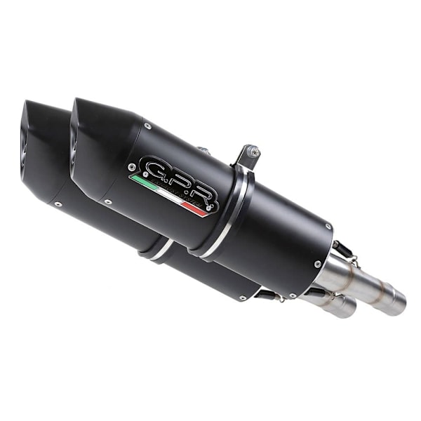 Gpr Exhaust Systems Ljuddämpare Furore Dual Slip On Speed Triple 1050 11-15 Homologated Svart