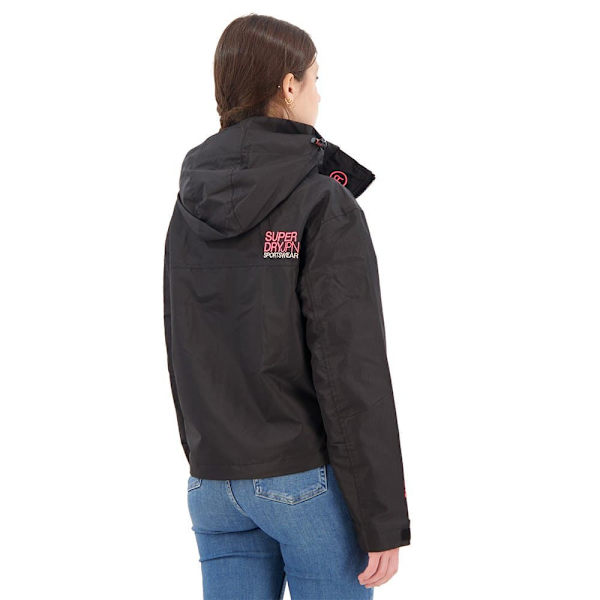 Superdry W5011655a Jakke Sort M Kvinde