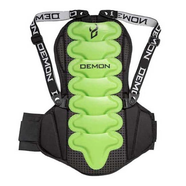Demon Främre Skivskydd Flex-force Pro Spine Guard Grönt M
