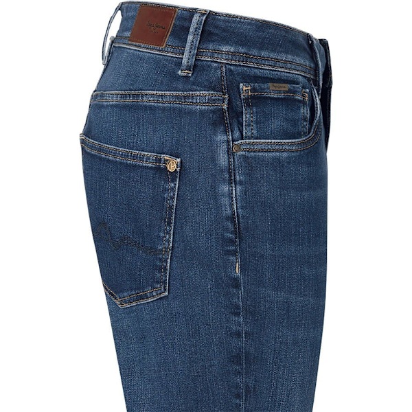 Pepe Jeans Jeans Pl204591 Tapered Fit Blå 28 / 28 Kvinde