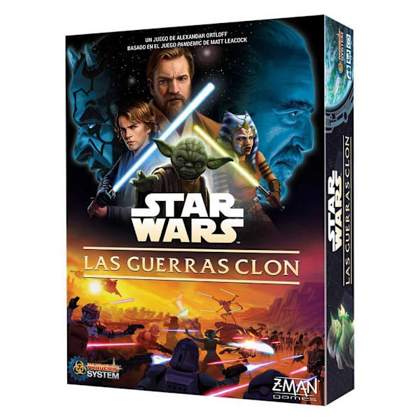 Asmodee Brädspel Star Wars Las Guerras Clon Silver