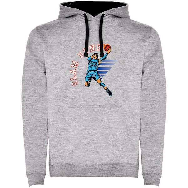 Kruskis Huppari Slam Dunk Bicolor Harmaa 3XL Mies