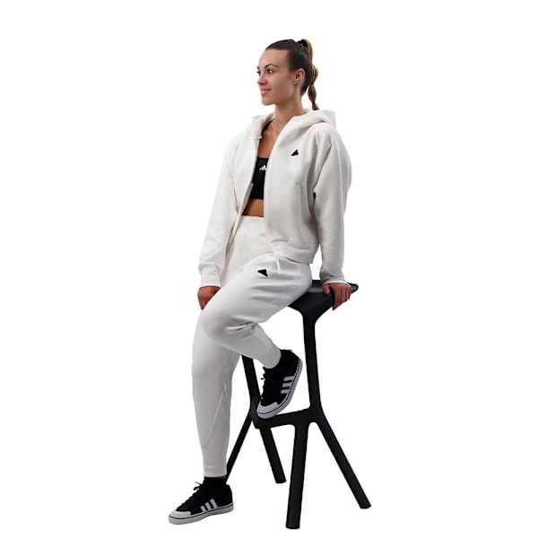 Adidas Sweatshirt Med Full Dragkedja Z.n.e Vit XL / Regular Kvinna
