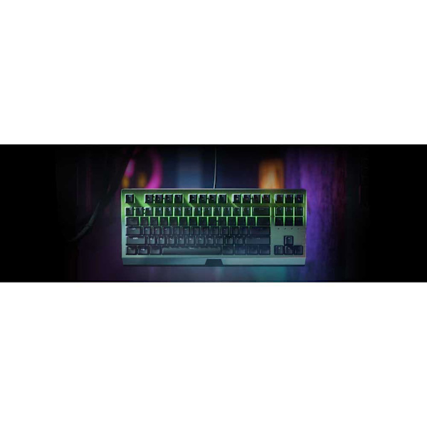 Razer Spel Tangentbord Blackwidow V3 Tenkeyless Yellow Switch Svart Spanish QWERTY