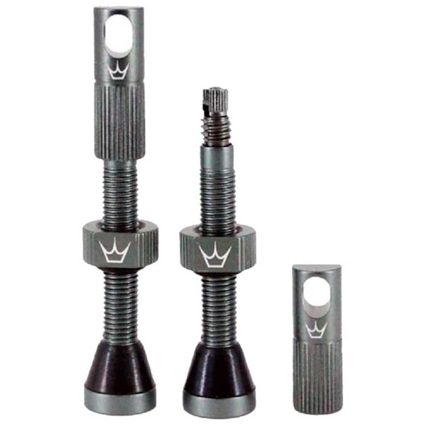 Chris King Tubeless Venttiilit Peaty´s Hopeinen 42 mm