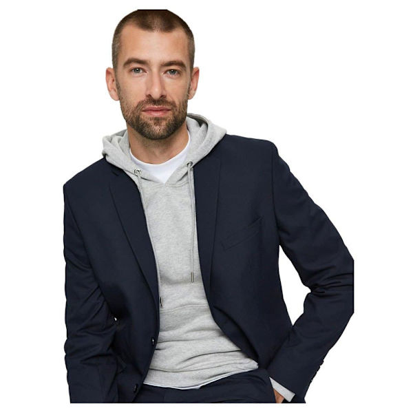 Selected Smal Blazer Mylologan Blå 94 Man