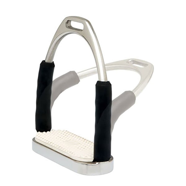 Sefton Kompakt Slitbana Engelska Stigbyglar Flexible Silver 11 cm
