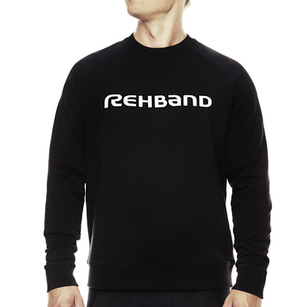 Rehband Sweatshirt Logo Sort XL Mand