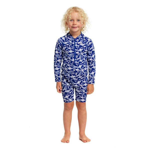 Funky Trunks Uv Långärmad Jumpsuit Go Beached Bro Flerfärgad 6 Years