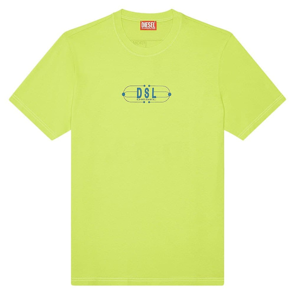 Diesel Kortärmad T-shirt Just K5 Gul M Man