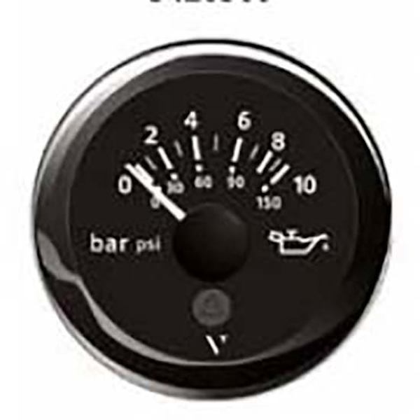 Vdo Olie Manometer 0-10bar 10-184 Ohm Søvfarvet 52 mm
