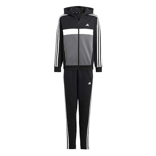 Adidas Stripes Colorblock Fleece Træningsdragt Tiberio 3 Sort 7-8 Years