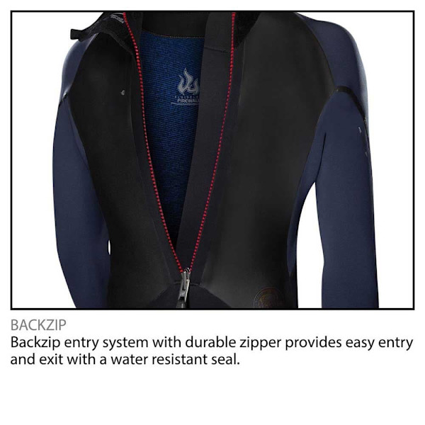 O´neill Wetsuits Ryg Zip Suit Junior Reactor Ii 3/2 Mm Sort 14