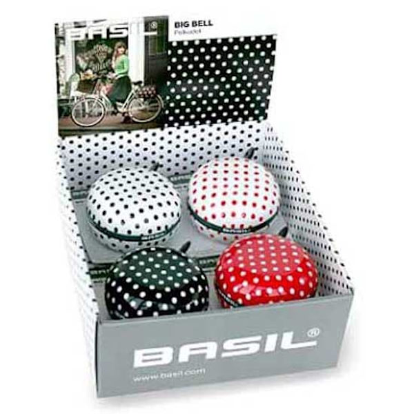 Basil Bjällra Big Polkadot 80 Mm 4 Enheter Silver