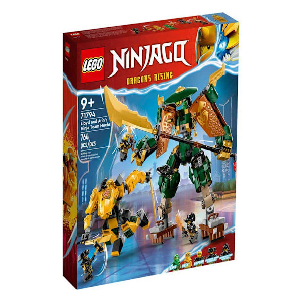 Lego Ja Arin Ninja Team Mecas Lloyd Kultainen