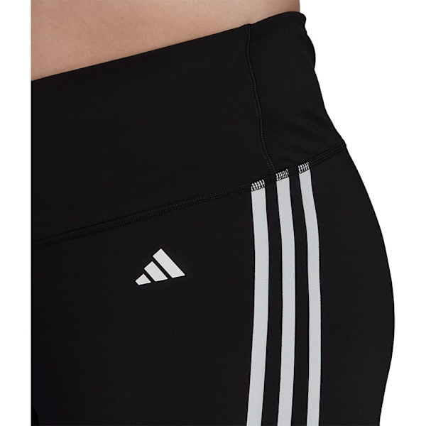 Adidas Kort Strumpbyxor Essentials 3 Stripes High-waisted Big Svart 2X Kvinna
