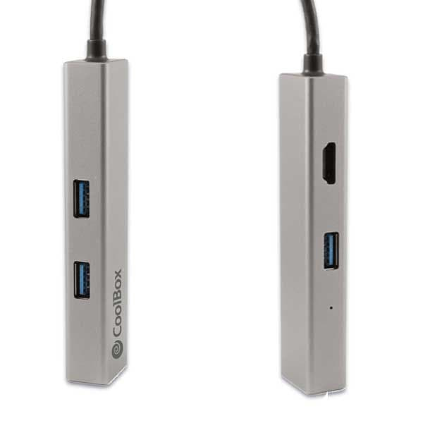 Coolbox Nav Usb C/hdmi Durchsichtig