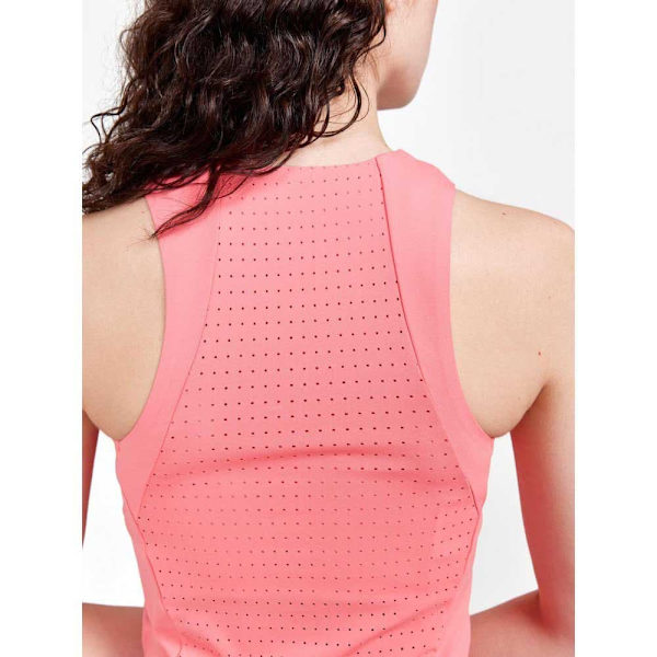 Craft Ærmeløs T-shirt Adv Hit Perforated Rosa M Kvinde