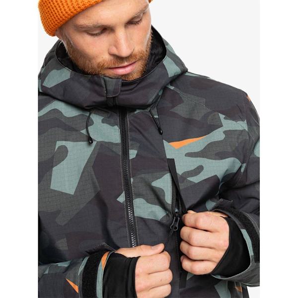 Quiksilver Mission Printed Takki Harmaa S Mies