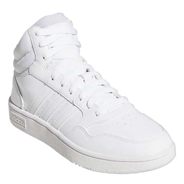 Adidas Utbildare Hoops 3.0 Mid Vit EU 36 Kvinna