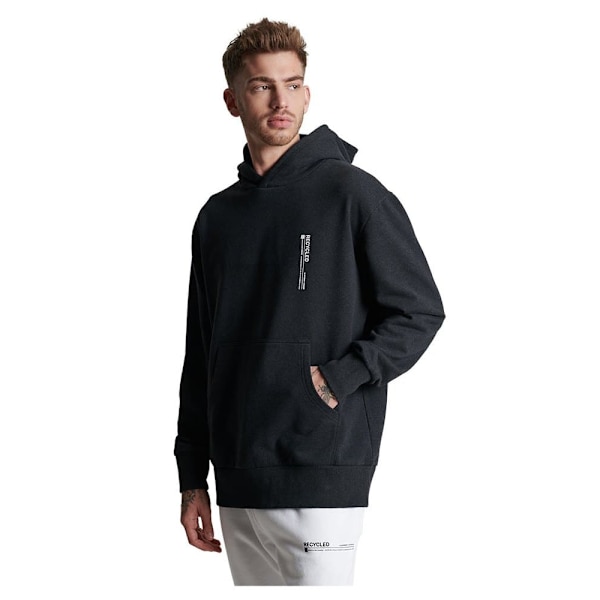 Superdry Hættetrøje Studios Rcycl Micro Side Sort XS-S Mand