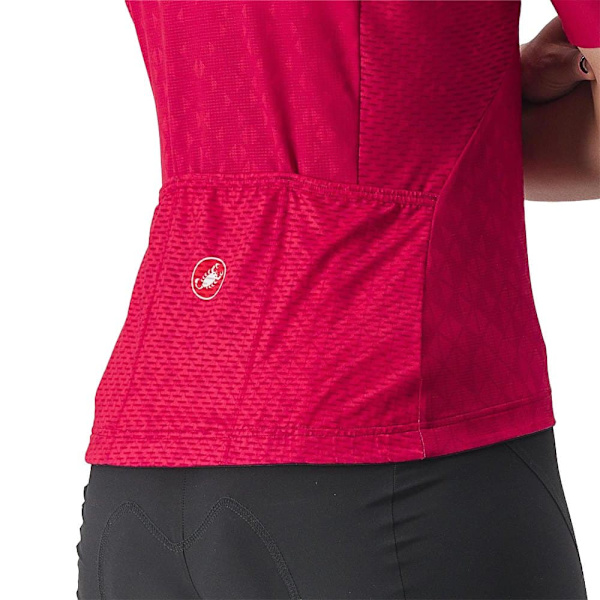 Castelli Kortärmad Tröja Pezzi Röd XL Kvinna