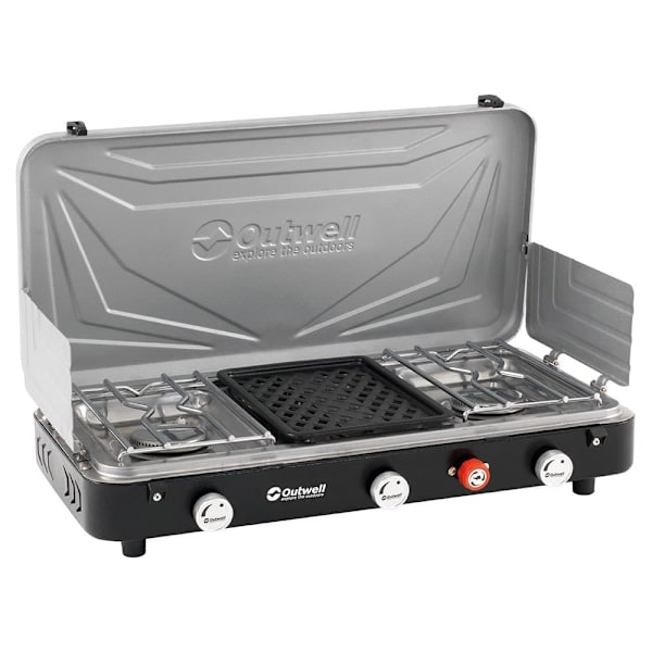 Outwell Rukutu 2 Brännare Grill Kök Silver